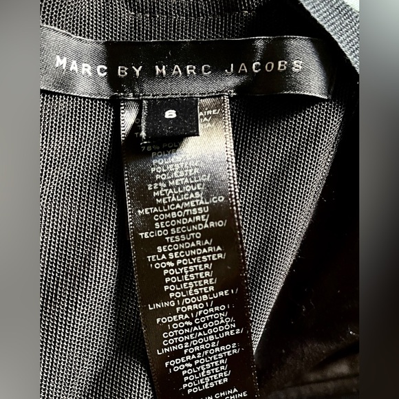 Marc byMarcJacobs NWT$1298. Retail Metallic Gold Dress Fit & Flare La… - Picture 9 of 17